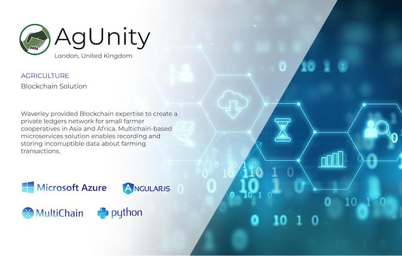 AGUNITY: BLOCKCHAIN-BASED SERVICE FOR FARMER COOPERATIVES